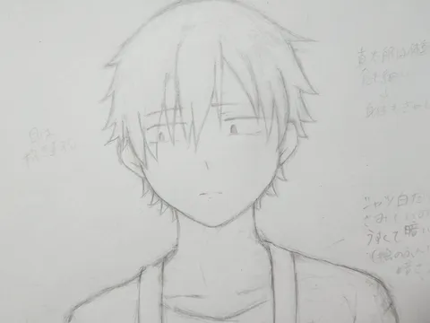 静かな横顔の時間