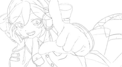 指先と笑顔が映える瞬間