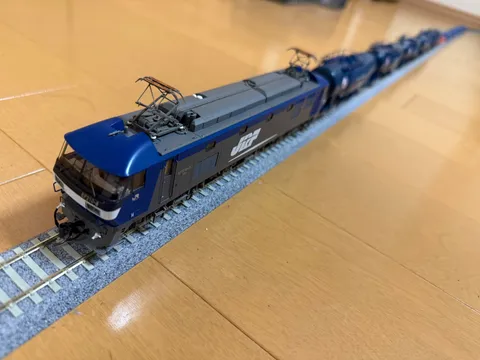 ef210牽引タキ×5 コキ×5の編成