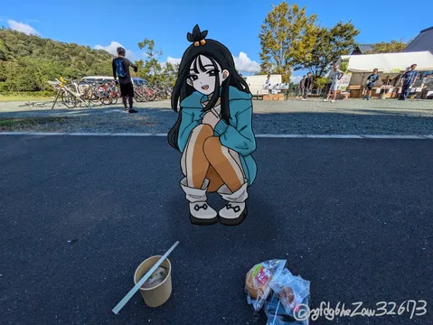 アニメキャラと実写の融合！