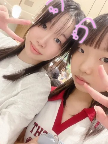 仲良し友達とのキュートな写真