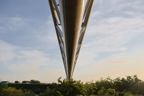 高架橋の下の風景