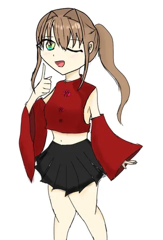 元気いっぱいのポーズ！