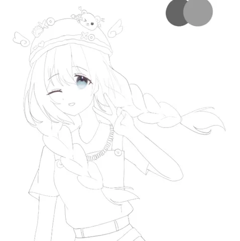 ペン画に宿る、色づく世界