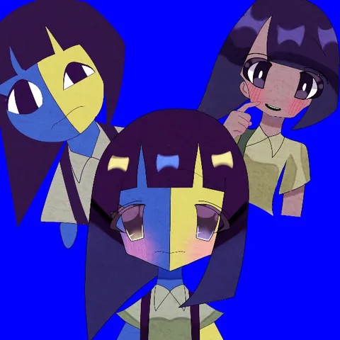 青い世界に揺れる感情