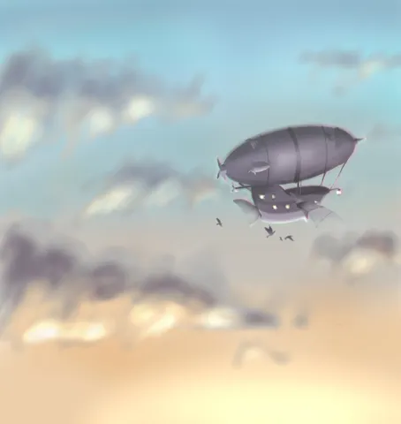 空飛ぶ船と鳥たちの物語