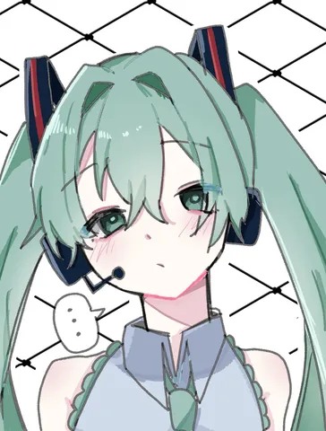 ポーズが決まらないミクちゃん