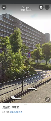 見慣れた街並みに癒される