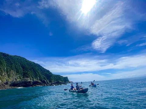 海と山と空とカヤック