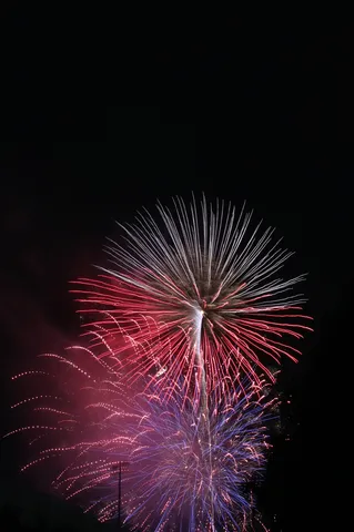 夜空に咲く、光の花束