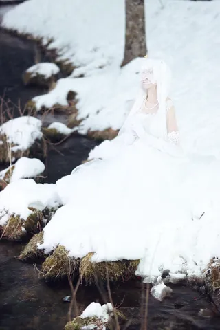 雪と水辺の幻想曲