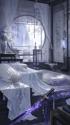 輝く剣と幻想の寝室