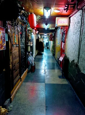 赤提灯の誘う路地裏