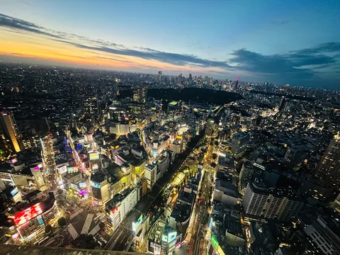 夜景と夕焼け、欲張りセット