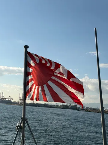 風をまとう太陽旗