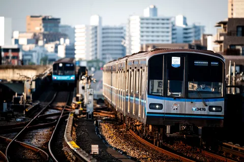 電車のキャラがご挨拶？