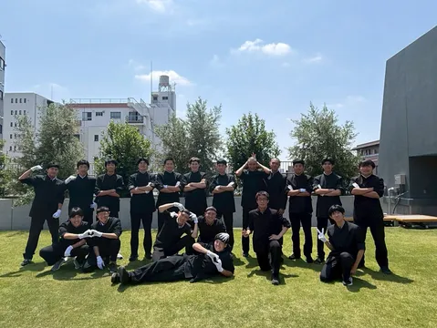 青空の下、集結した若き戦士たち