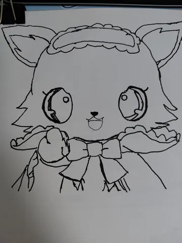 ミルキィちゃん練習絵
