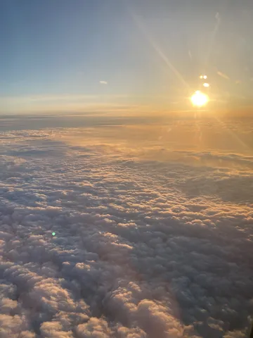 黄金色の雲の海
