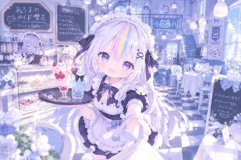 虹色の笑みに誘われる午後