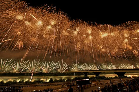 夜空を埋め尽くす黄金の祝祭