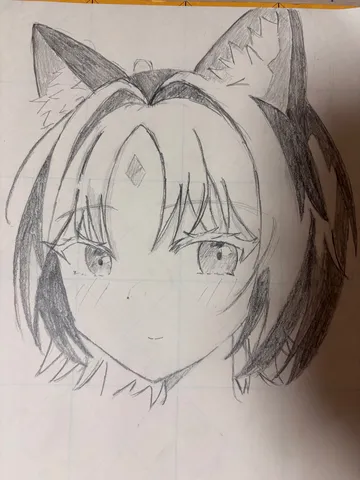 神秘的な獣耳少女の瞳