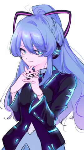 クールな眼差しと青い輝き