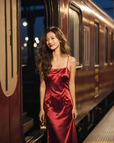 夜行列車のドア、華麗なる旅立ち