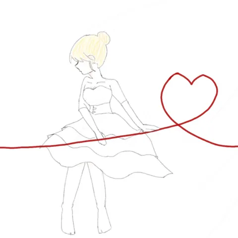 運命の赤い糸？ ballerina