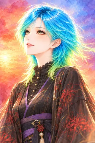 虹色の風をまとう