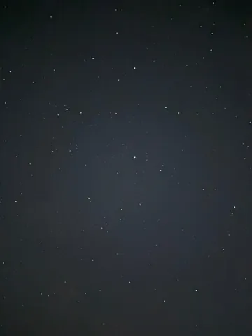 夜空にきらめく星々