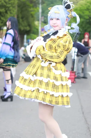 レトロガーリーなチェック柄ドレス