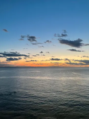 海と空、静かなグラデーション