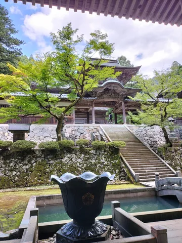 新緑輝く古刹の佇まい