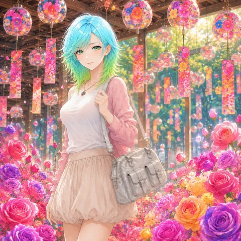 花灯りにほどける午後