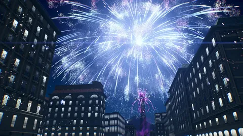 摩天楼に咲く光の祝祭