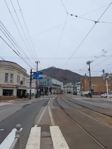 路面電車の詩、山頂の展望台