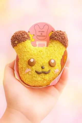 にっこり笑顔のピカチュウドーナツ