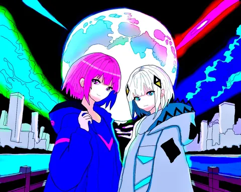 彩る月と夜の境界線