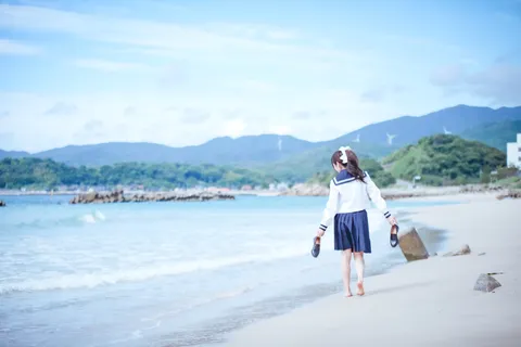 海辺の青と白の物語