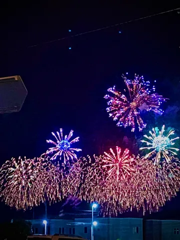 夜空を彩る、夢のような光の芸術