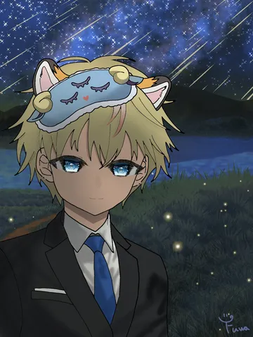 星降る夜のスーツ男子