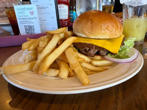 ポテトとハンバーガーの誘惑