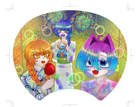 夏祭り、煌めく彩りの夜