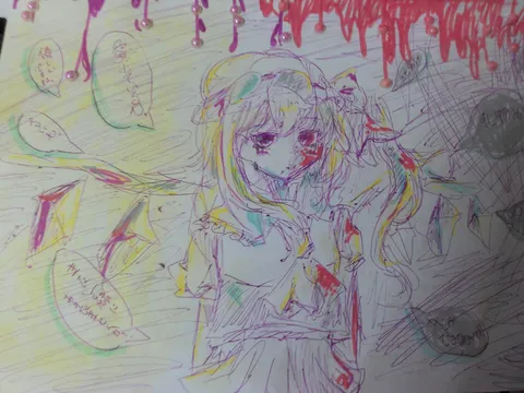 言葉にならない想い、紙に描く。