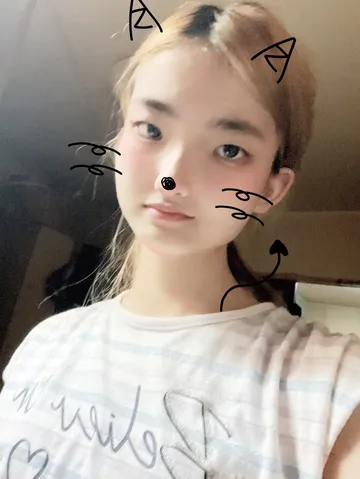 猫耳少女のいたずら