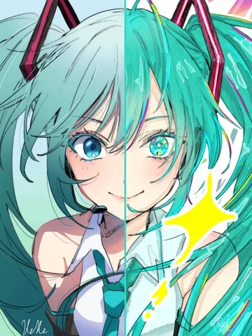 左右で魅せる鮮やかな表情