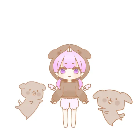 うさぎパーカーと愉快な仲間たち