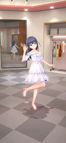 鏡越しのアイドル風レッスン