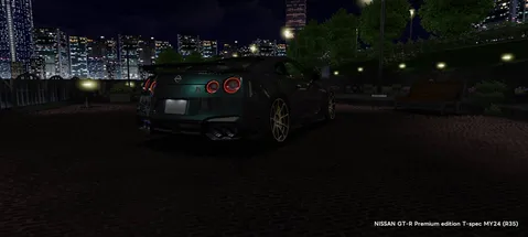 夜景を背に佇む、孤高のGT-R